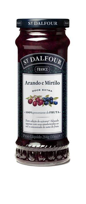Doce De Arando E Mirtilo
