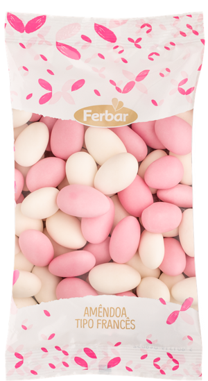 Amêndoa Tipo Francês Rosa E Branca