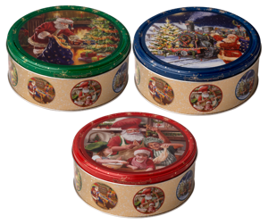 6559 Butter Cookies Vintage Santa