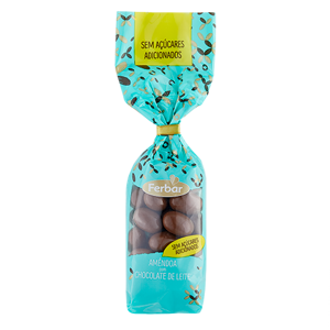 Amêndoas Com Chocolate De Leite Sem Açúcares Adicionados